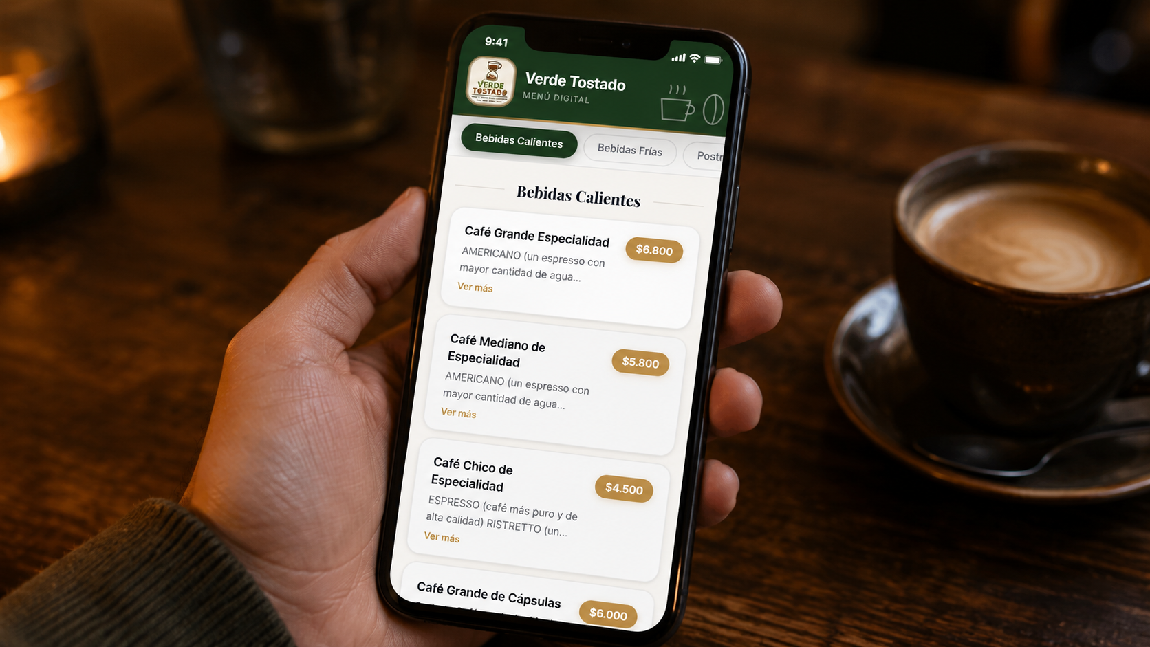 Verde Tostado mockup